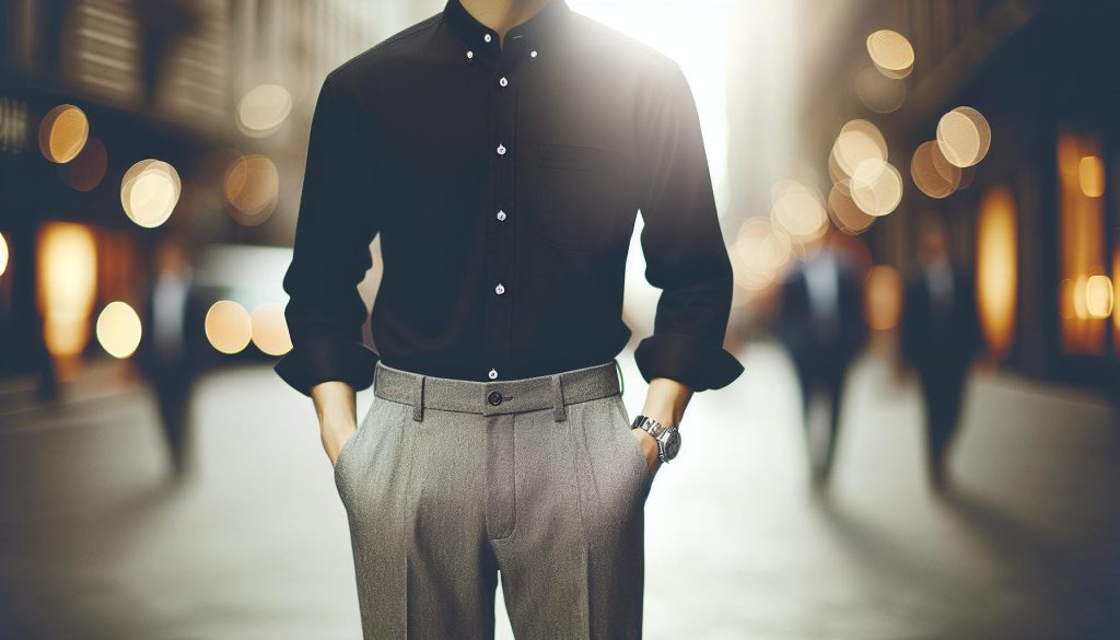 What Trousers to Wear with Black Shirt: Sharp Pairings