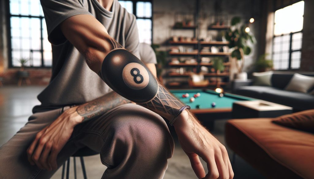 8 Ball Tattoo Meaning: Luck and Risk-Taking Spirit
