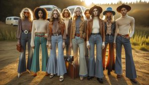 What to Wear with Flare Jeans: Retro Revival Styling