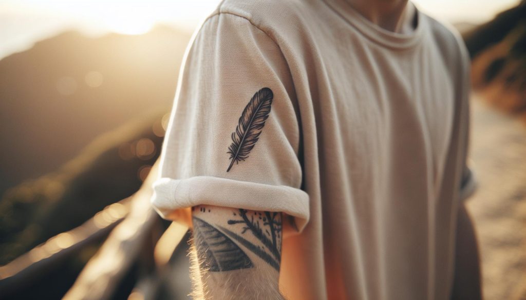 Feather Tattoo Meaning: Light as Air, Strong as Spirit
