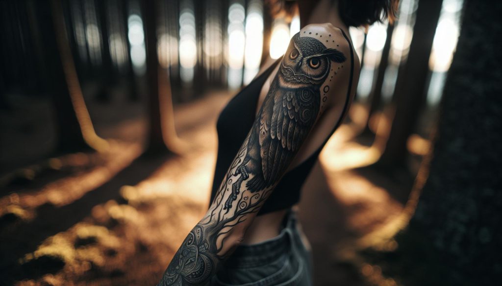 Tattoo Meaning of Owl: Night Vision, Sacred Knowledge