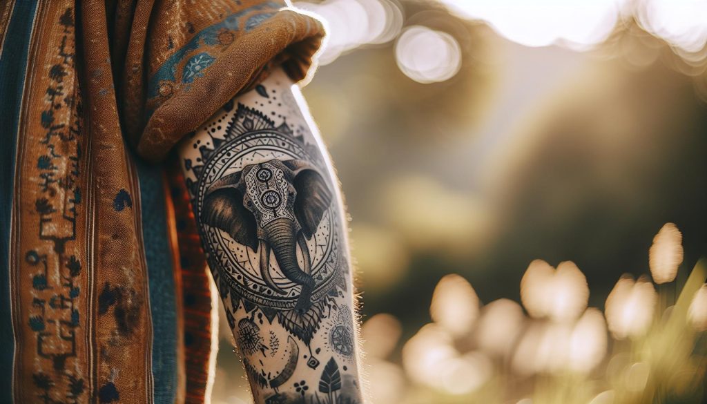 Meaning Elephant Tattoo: Remember Your Strength and Wisdom