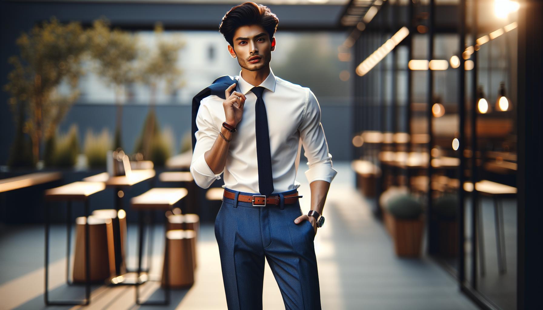 Polished Outfit Ideas for Navy Blue Pants