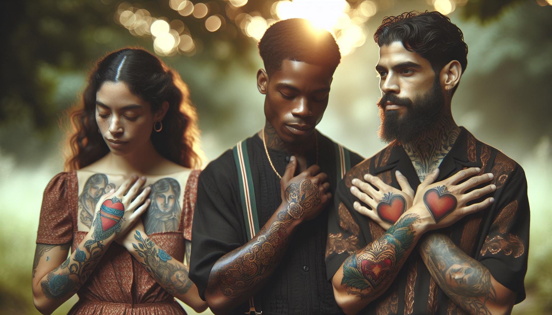 Sacred Heart Tattoos in Popular Culture: Meaning and Influence