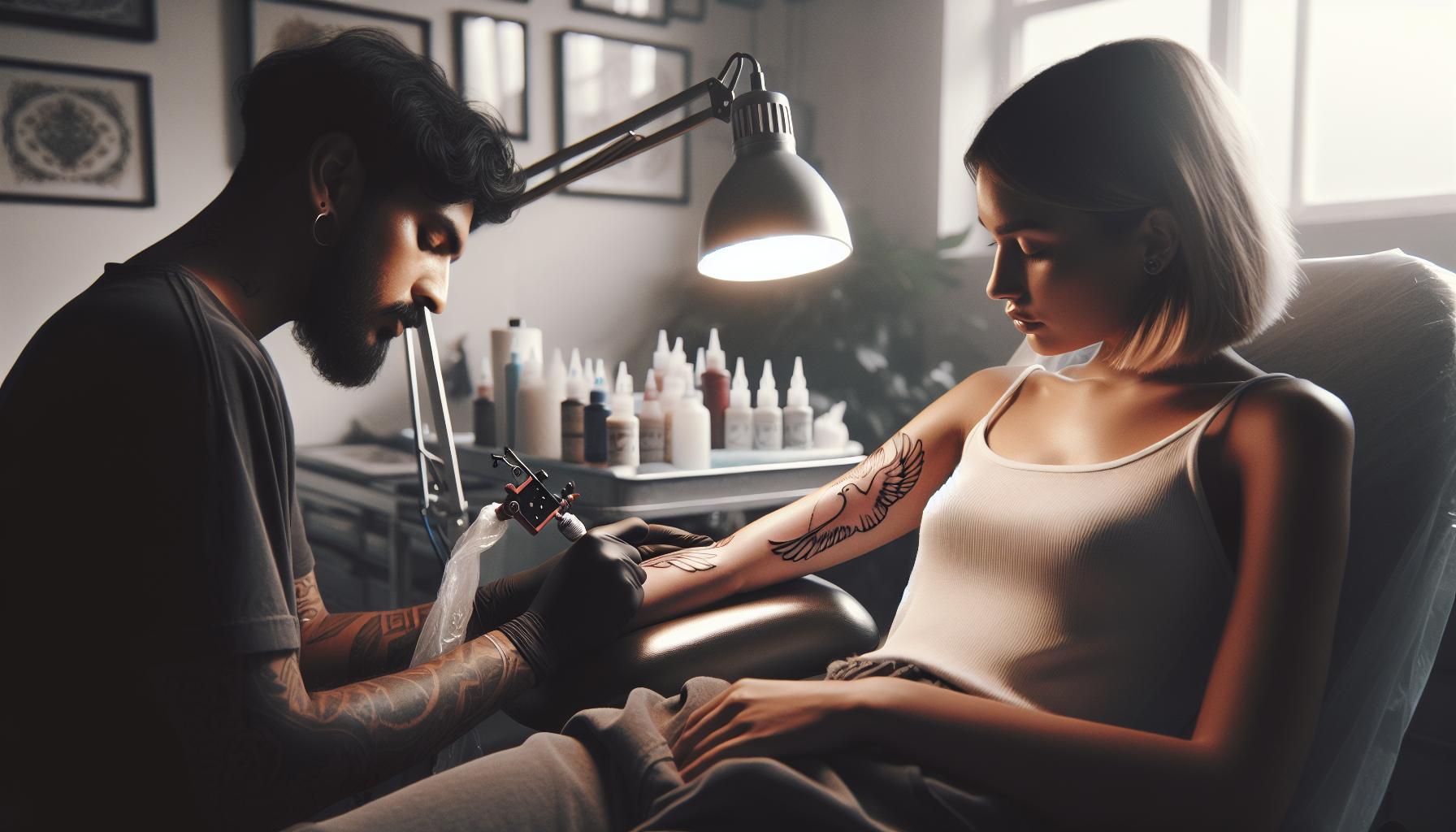 The Process of Getting a Dove Tattoo: What to Expect