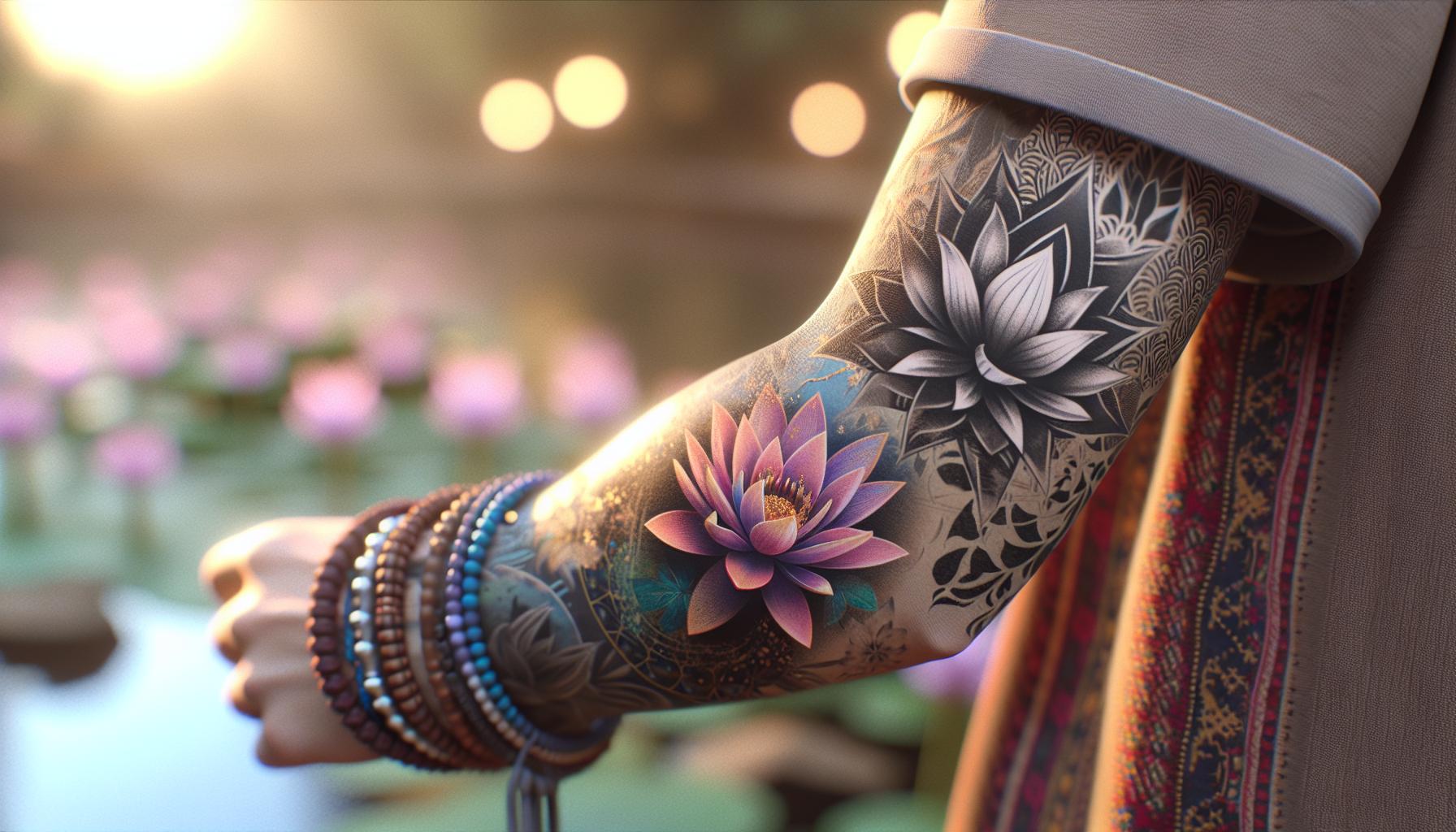 Colors and Styles: Choosing the Right Lotus Tattoo