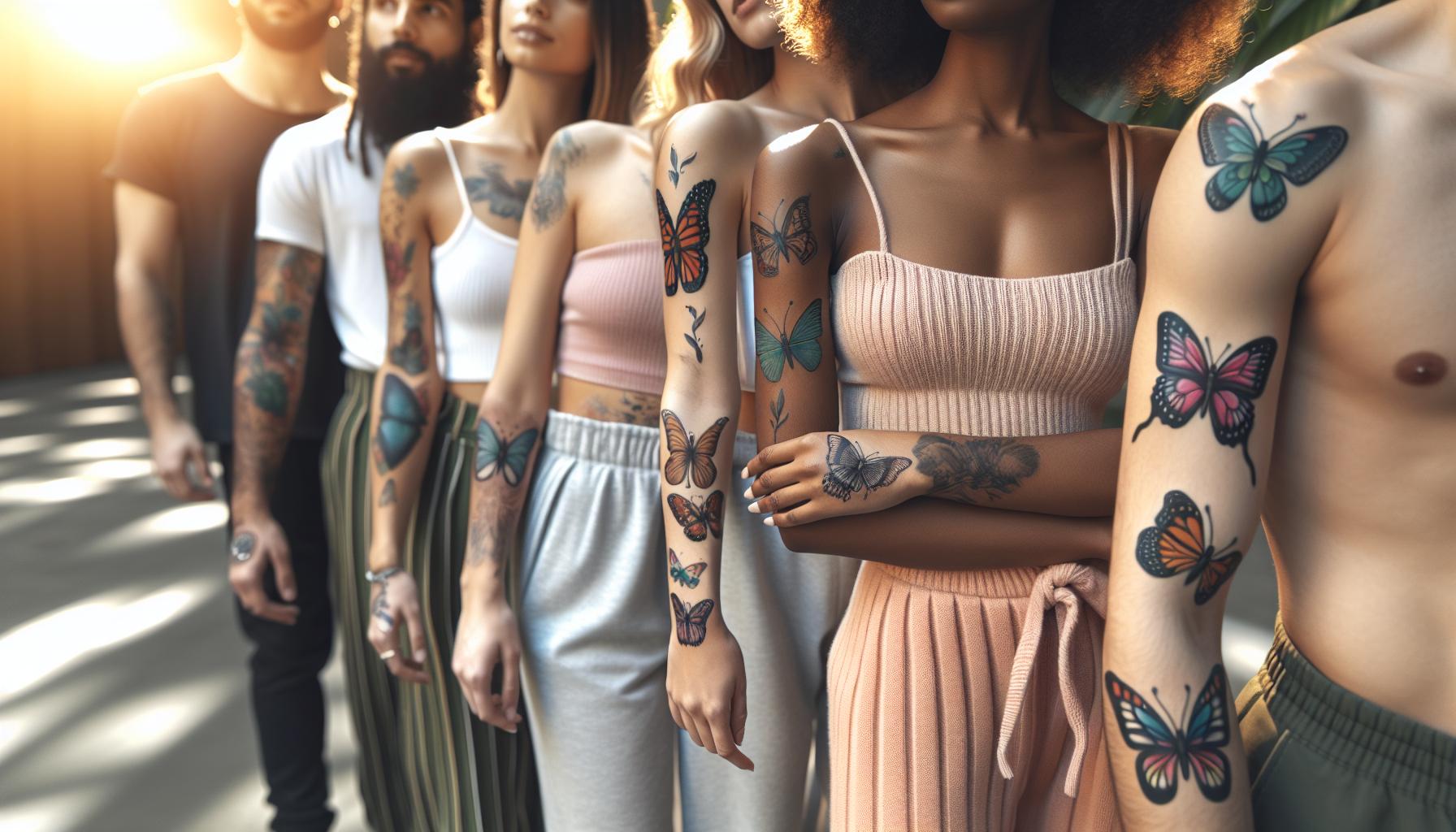 Tattoo of a Butterfly Meaning: Freedom in Every Wing 3 Placement Options for Butterfly Tattoos