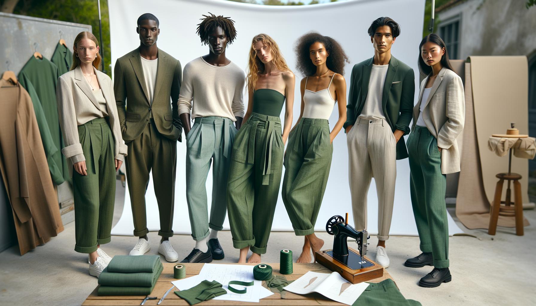 Best Fabrics and Styles for Green Pants