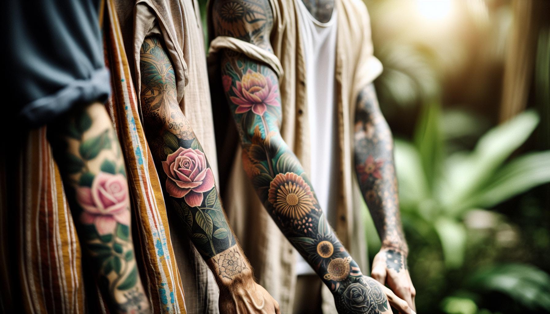Floral Tattoos: Symbolism of Growth and Beauty