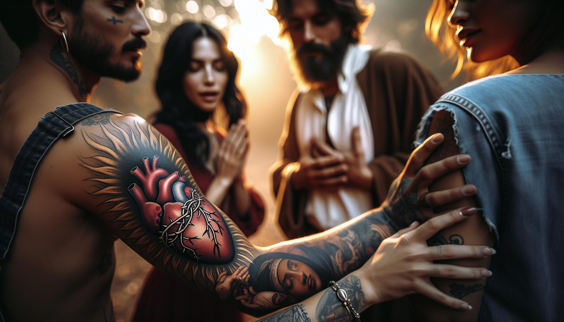 Sacred Heart Tattoo: A Symbol of Devotion and Love