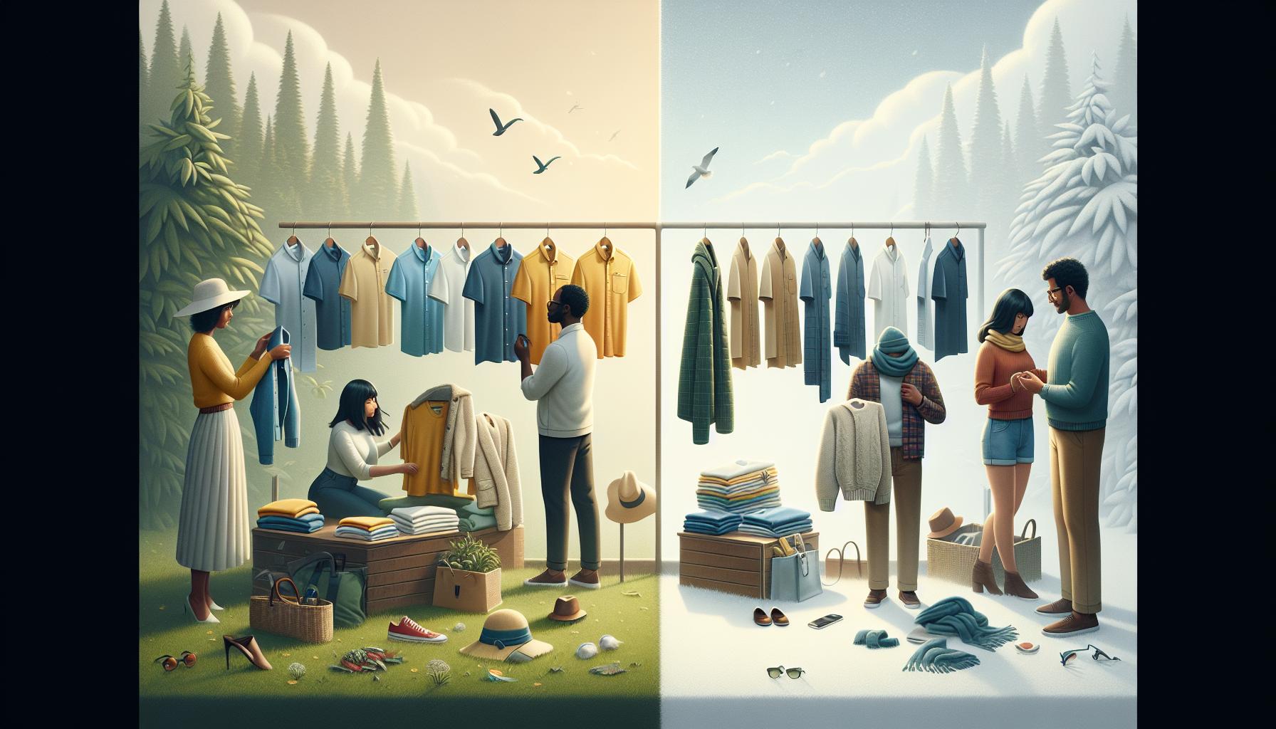 Seasonal Choices: Shirts for Summer and Winter