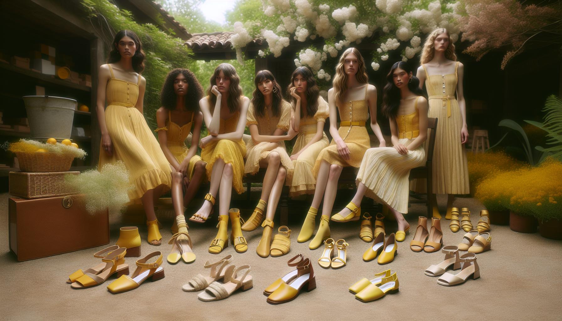 What Shoes to Wear with Yellow Dress: Bright Style Tips 2 Seasonal Shoe Pairings for Yellow Dresses
