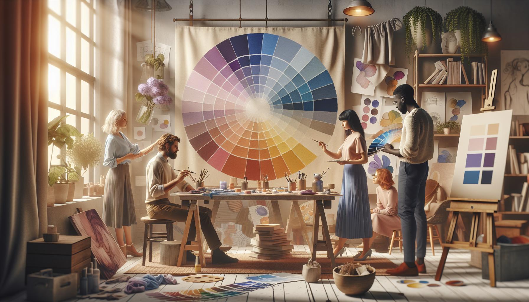 What Colors Go With Periwinkle: Dreamy Blue-Purple Harmony 1 Choosing Complementary Colors for Periwinkle