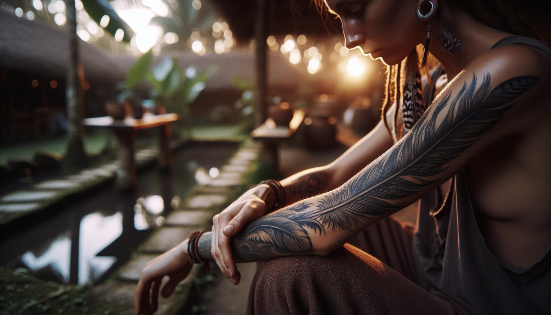 The Spiritual Significance of Feather Tattoos
