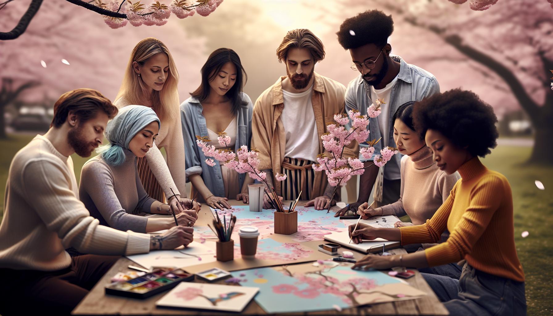 Incorporating Colors: Interpretations of Sakura Hues