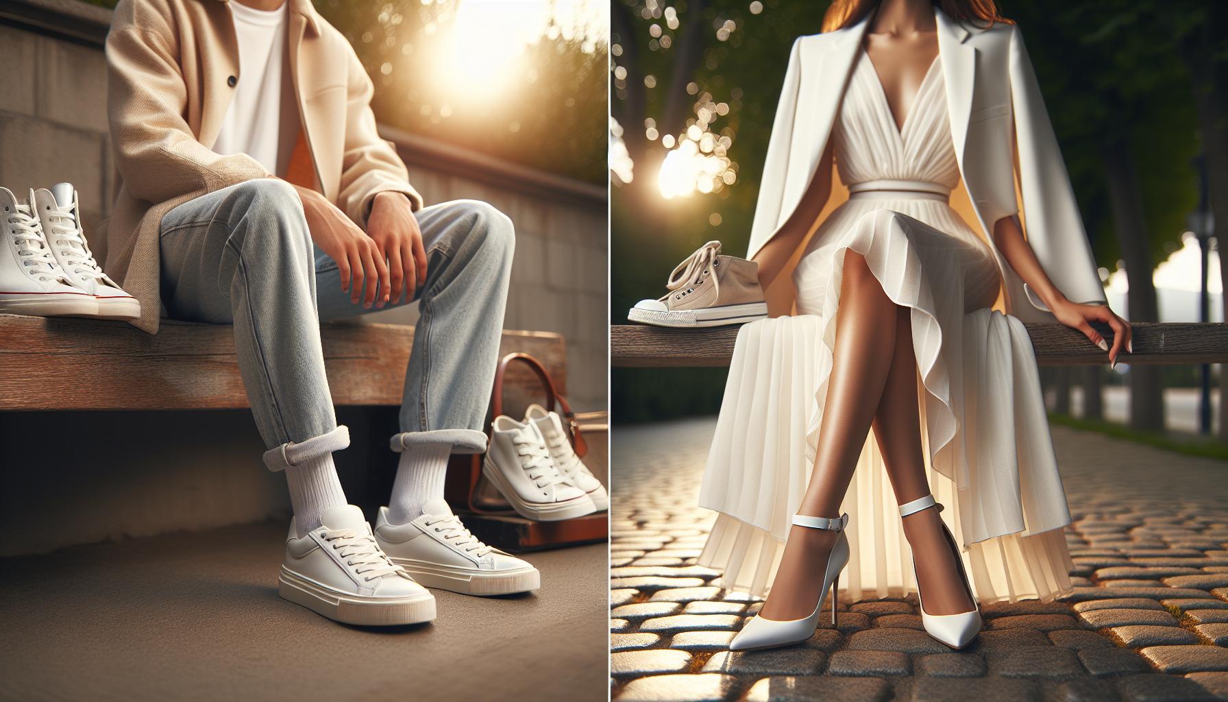 Casual vs. Dressy: Styling White Shoes
