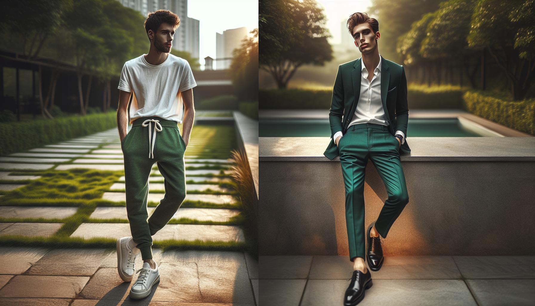 Casual vs. Formal: Styling Green Pants