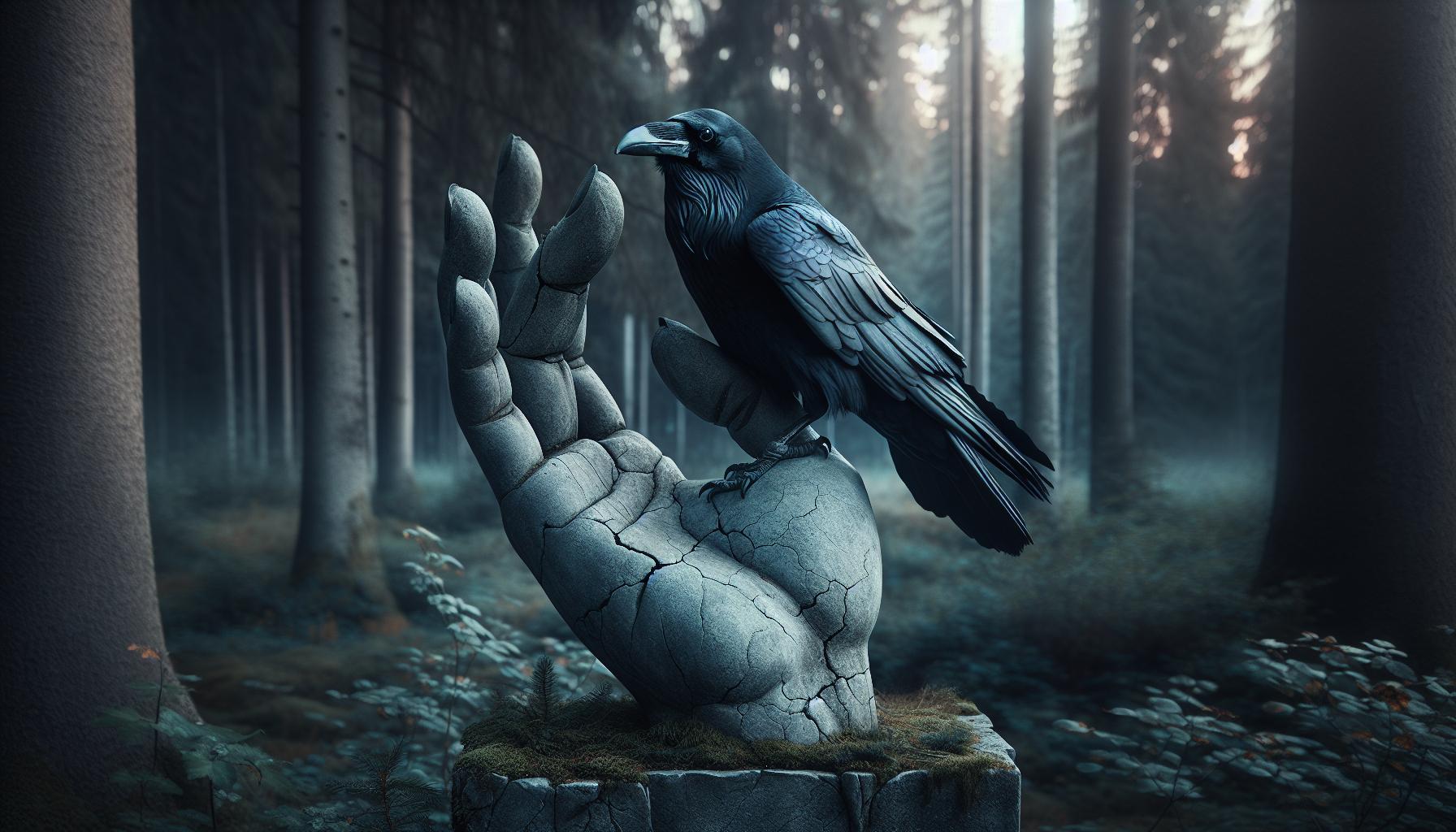 The Raven as a Dark Messenger: Understanding Its Role