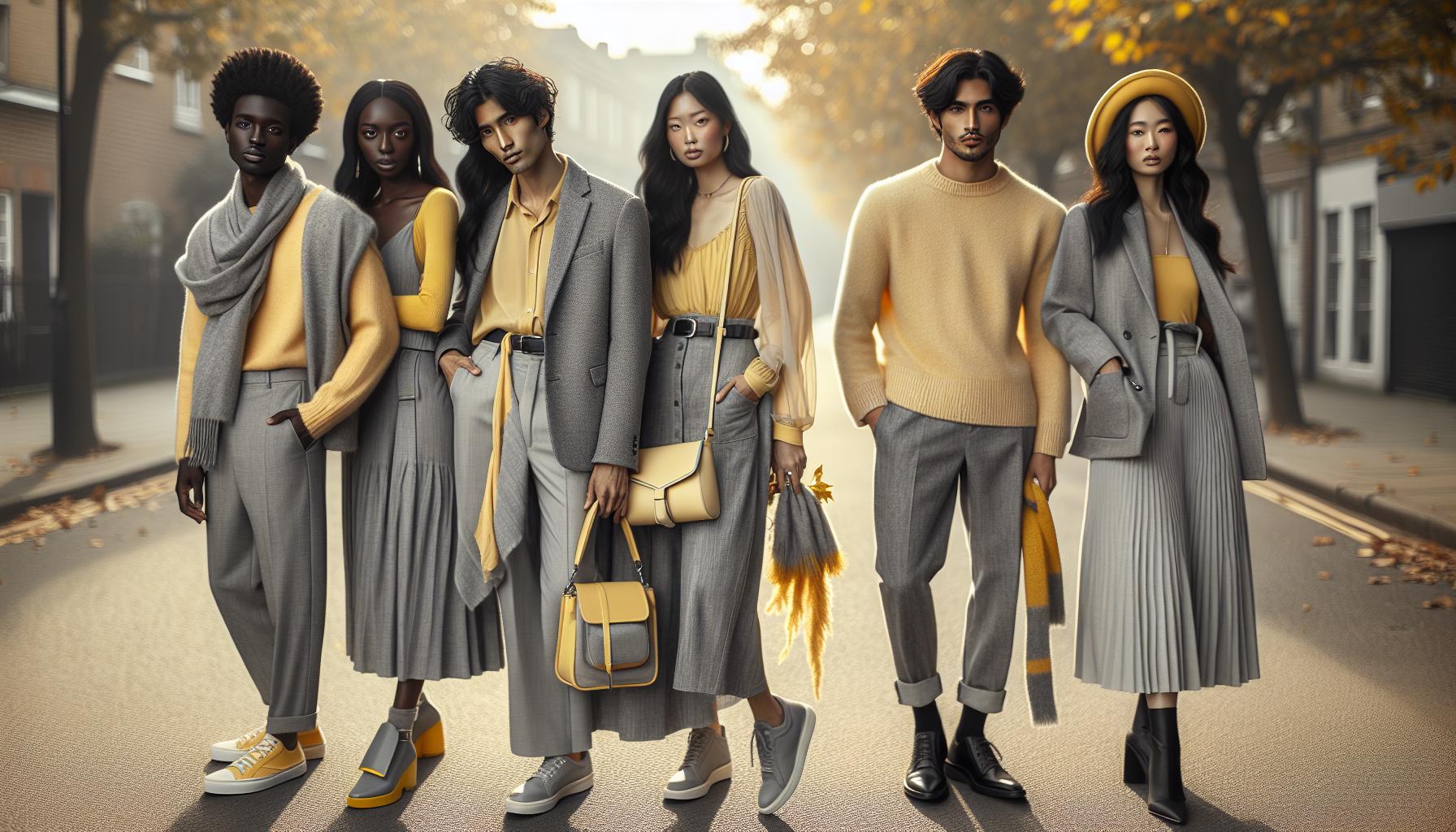 Seasonal Styling Tips for Grey and Yellow Combinations