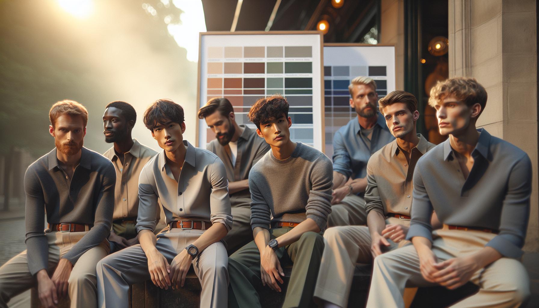 What Shades Complement Grey Shirts?