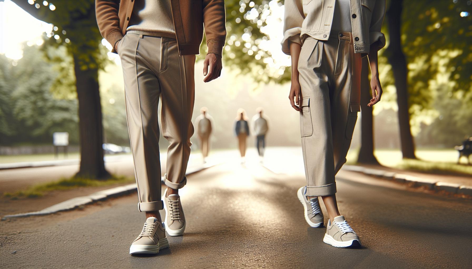 Casual Pairings: Sneakers and Khaki Pants
