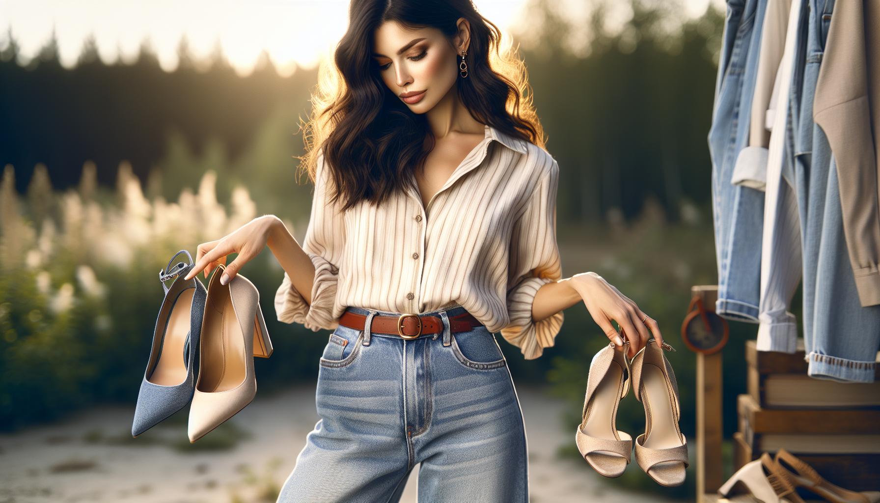 Choosing the Right Heels for Flare Jeans