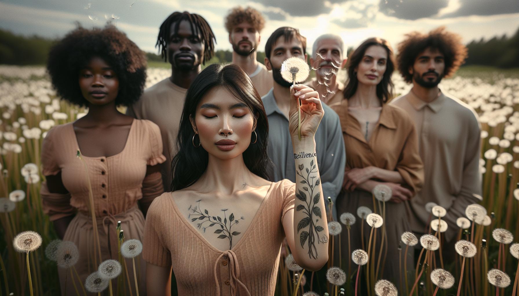 Meaning Dandelion Tattoo: Resilience in Every Seed