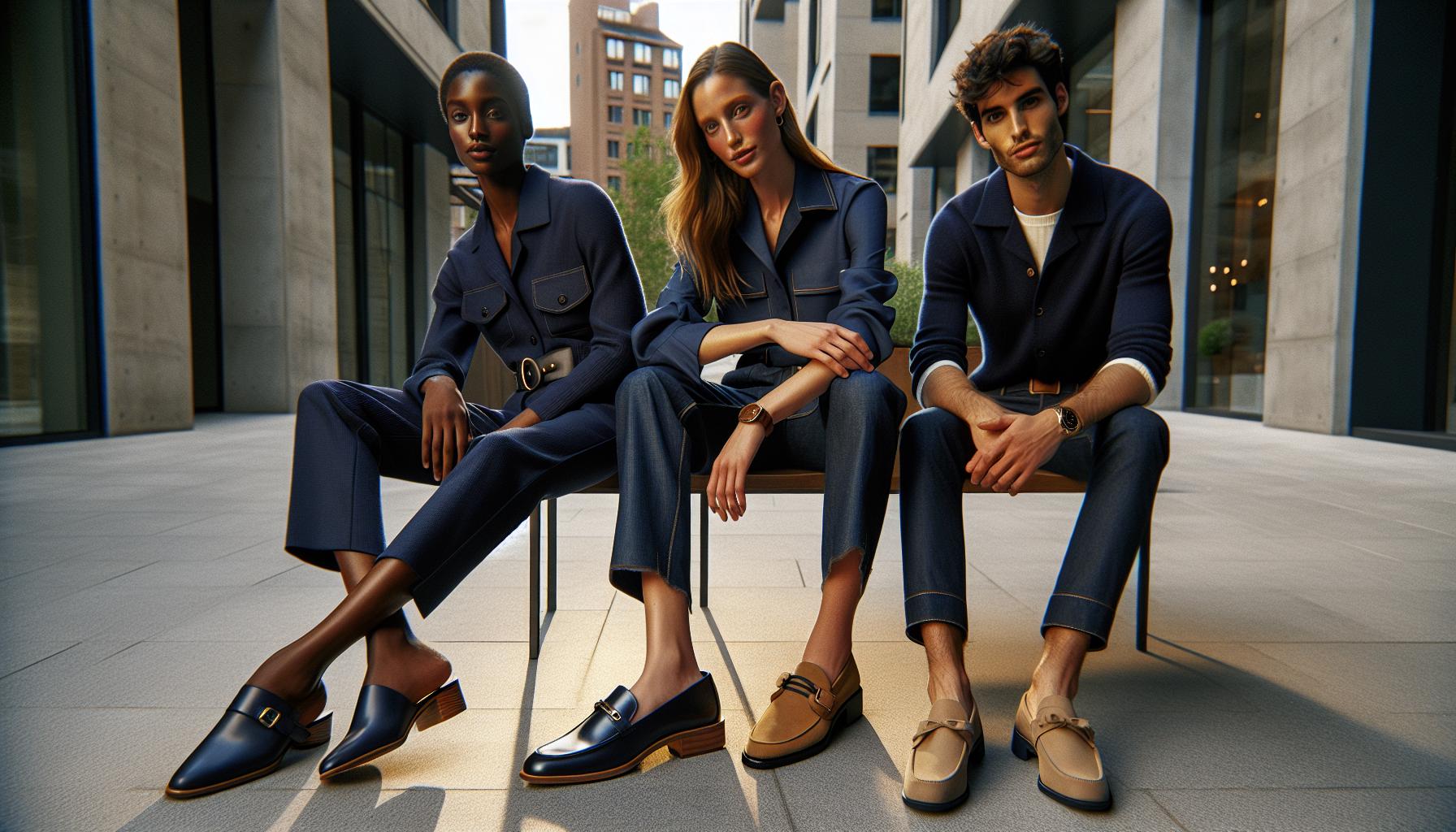 Shoe Styles That Elevate Navy Blue Outfits