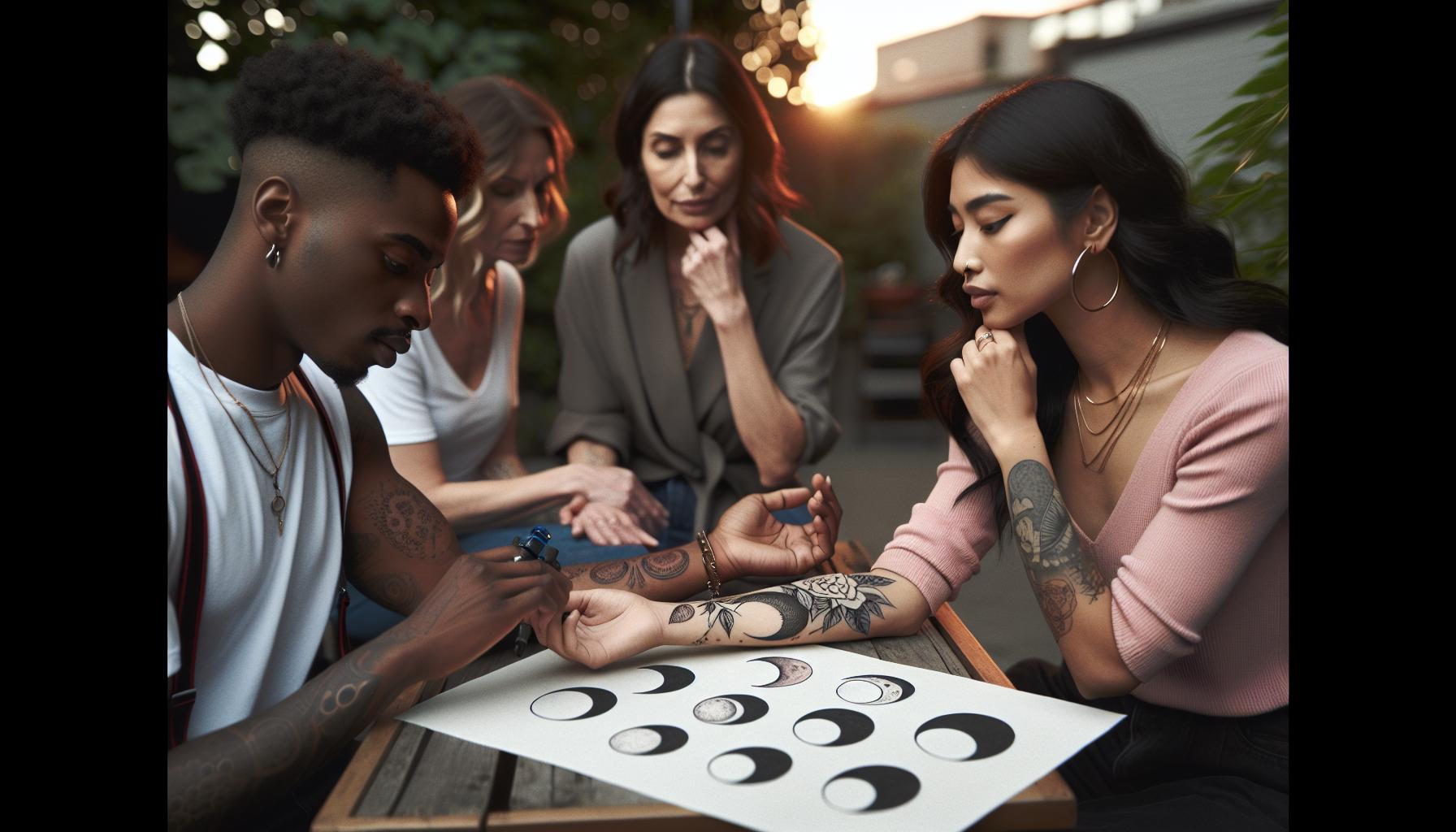 Different Moon Phases and Their Meanings in Tattoos