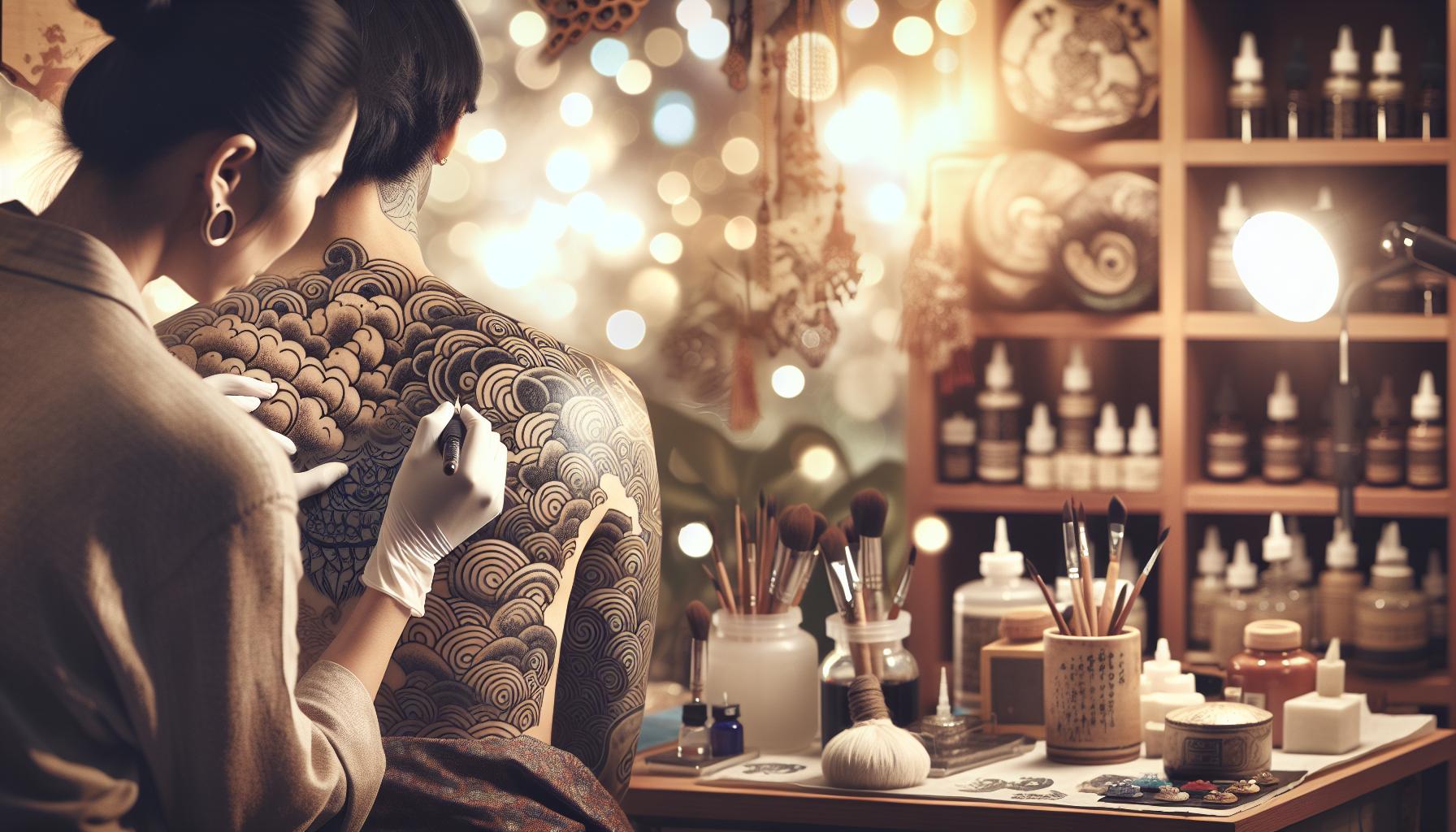 Traditional Symbolism of Japanese Cloud Tattoos