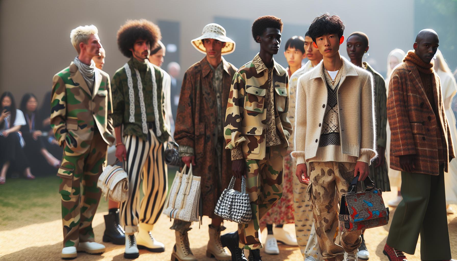 Pairing Camouflage with Patterns and Textures