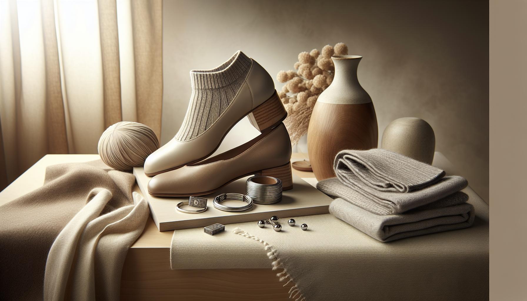 What Color Shoes to Wear with Blue Dress: Elegant Options 1 Styling with Neutrals: Timeless Shoe Choices