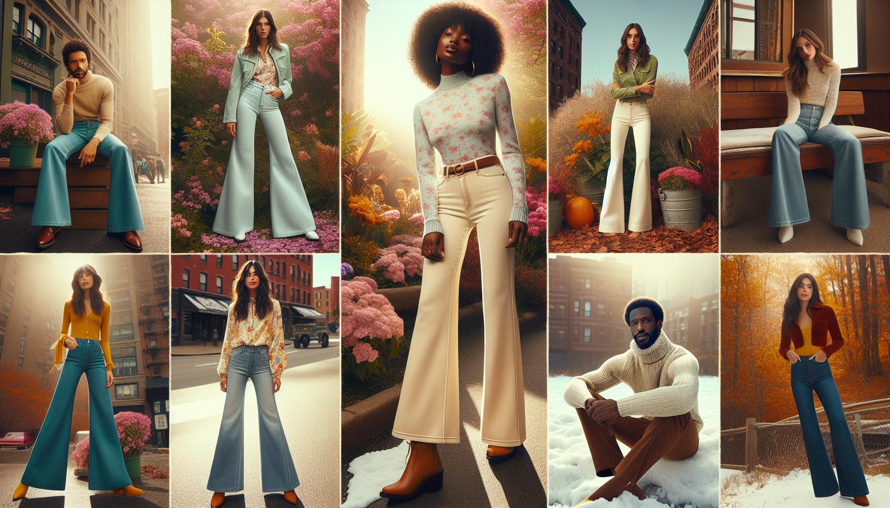 Styling Flare Jeans for Different Seasons