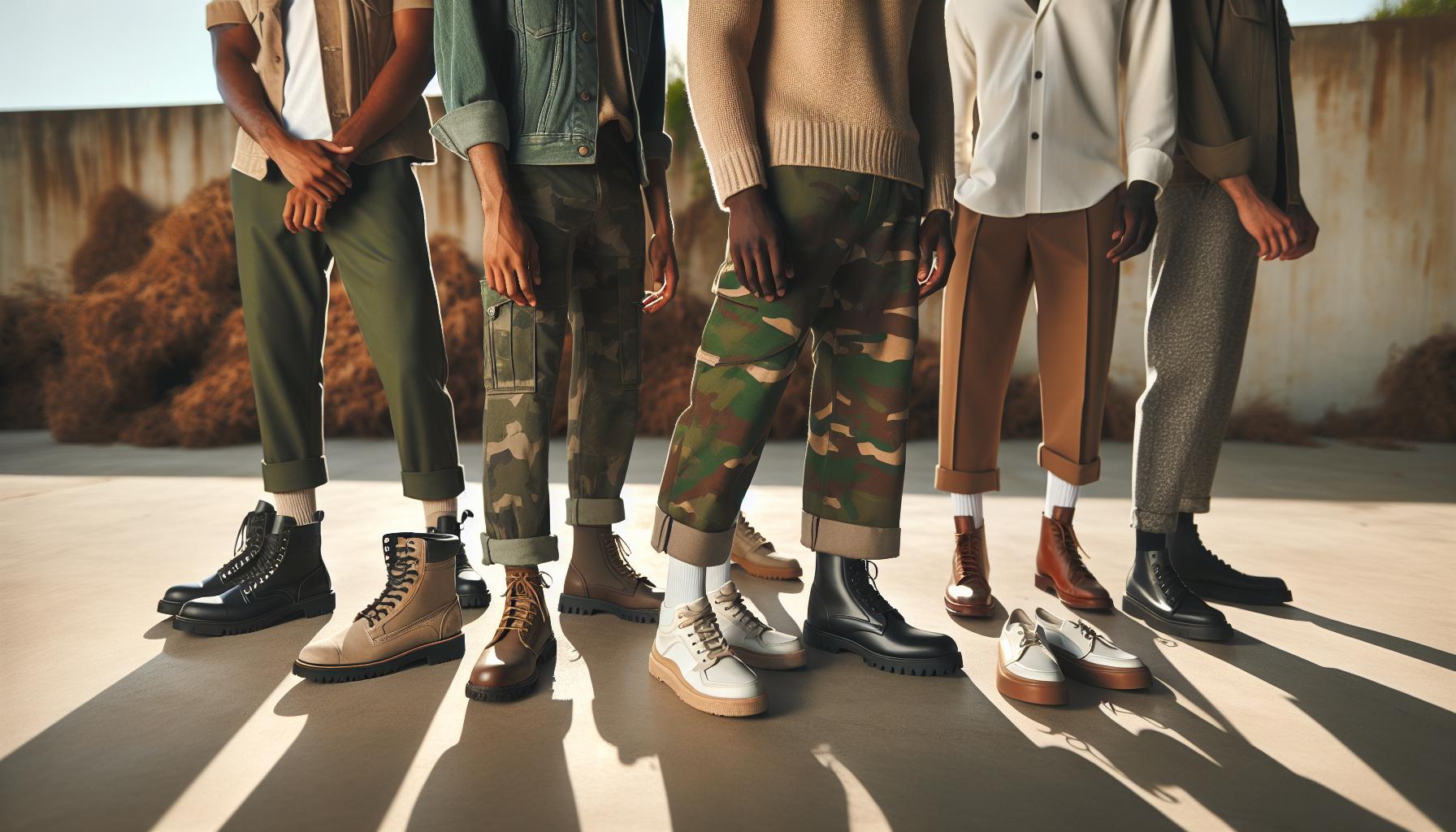 Footwear Choices to Style with Camo Pants
