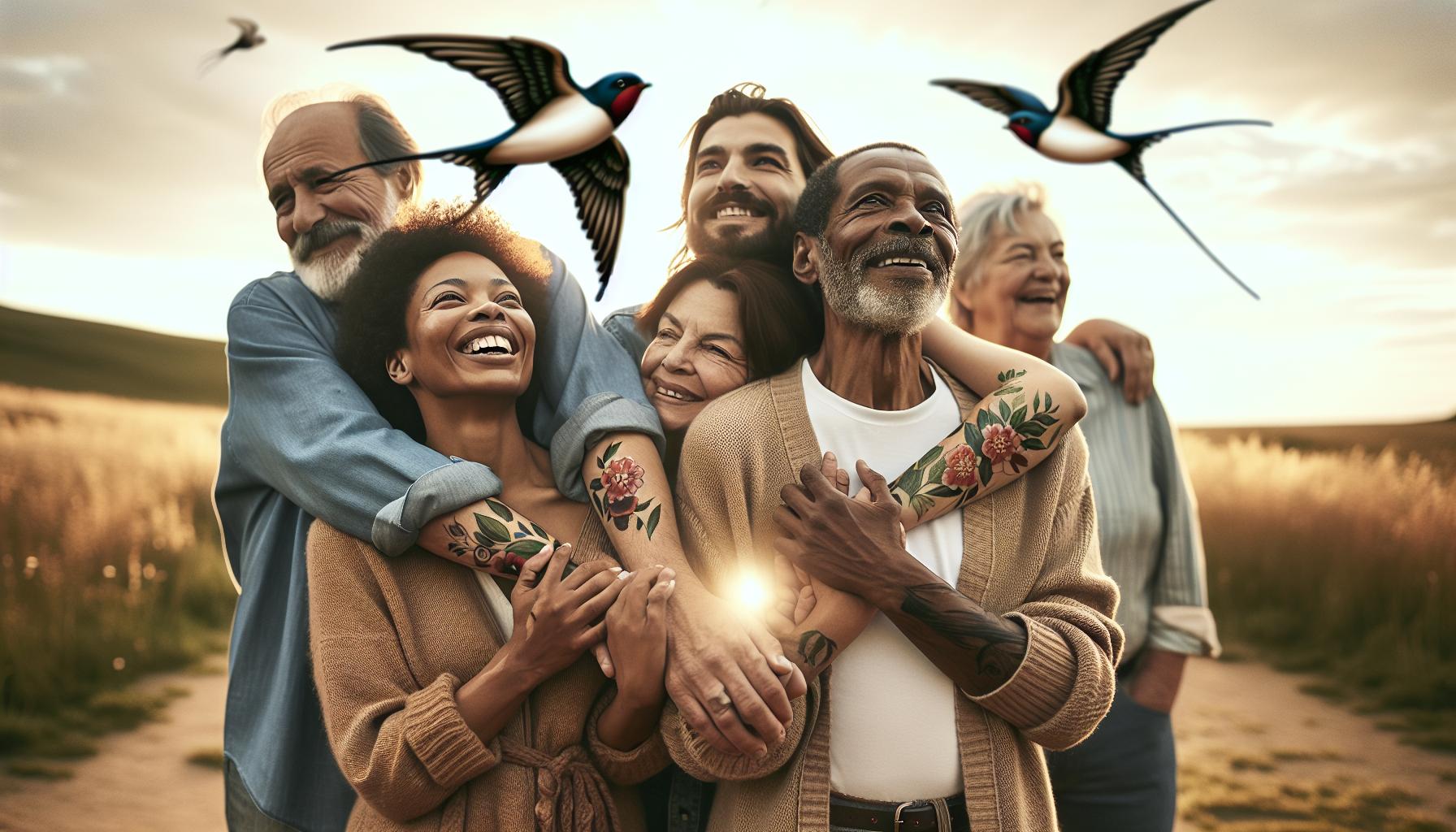 Swallow Tattoo Meaning: Safe Return, True Love's Call