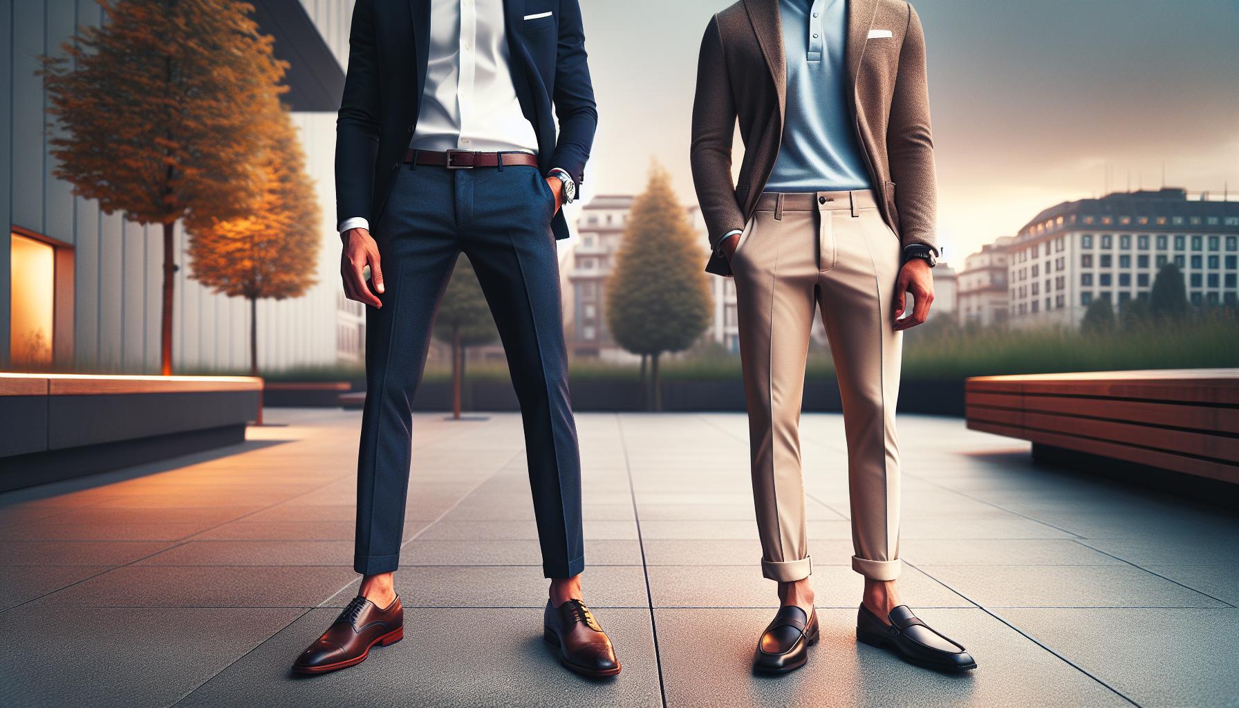 Casual vs. Formal: Matching Pants with Brown Shoes