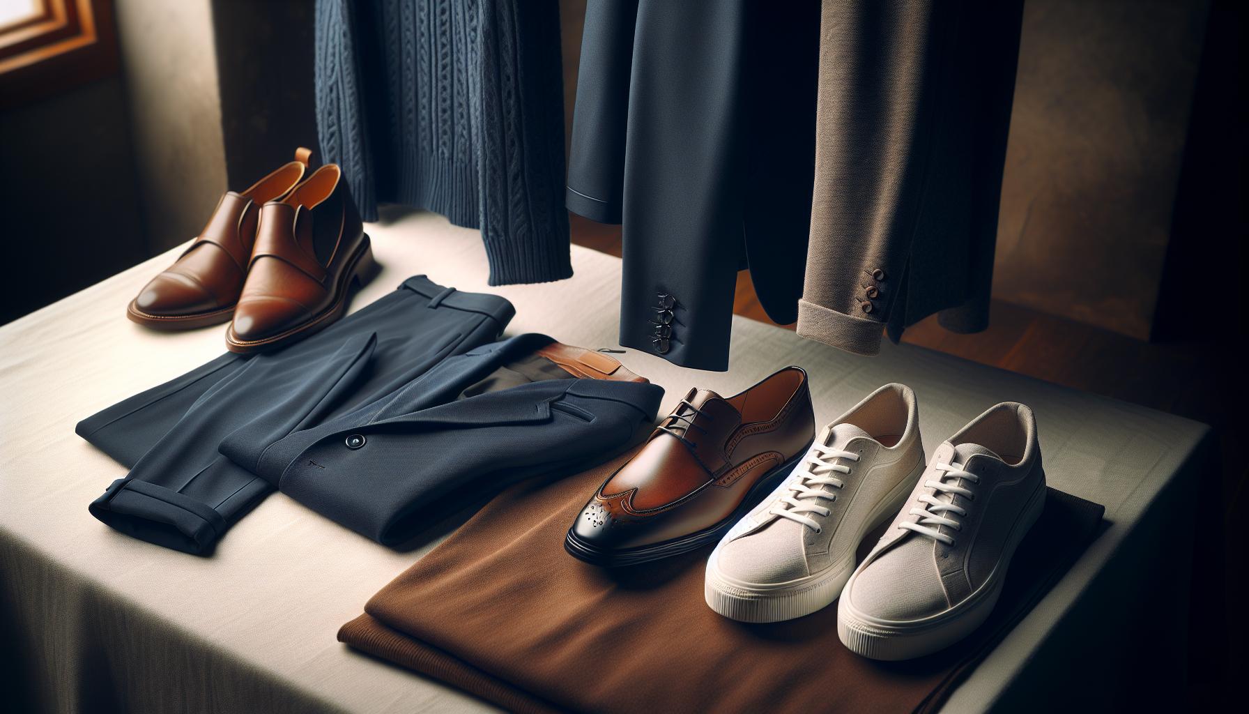 Shoe Pairings that Enhance Dark Blue Looks