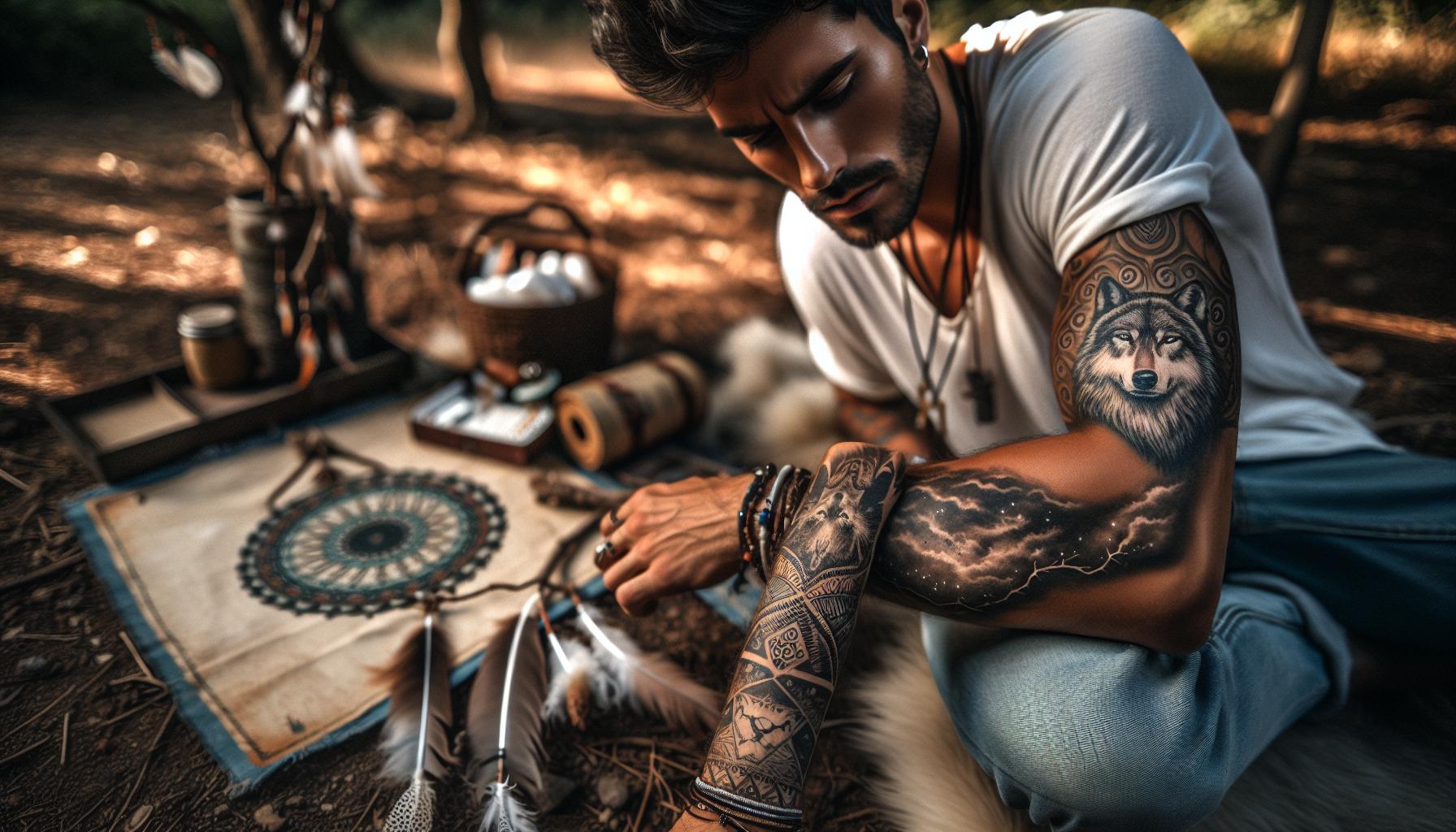 Wolf Tattoo Symbolism and Cultural Significance