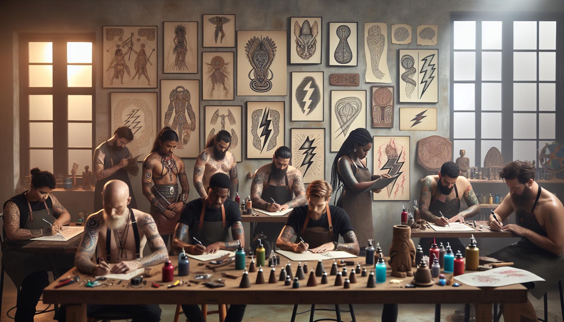 History of Lightning Tattoos: Origins and Cultural Significance