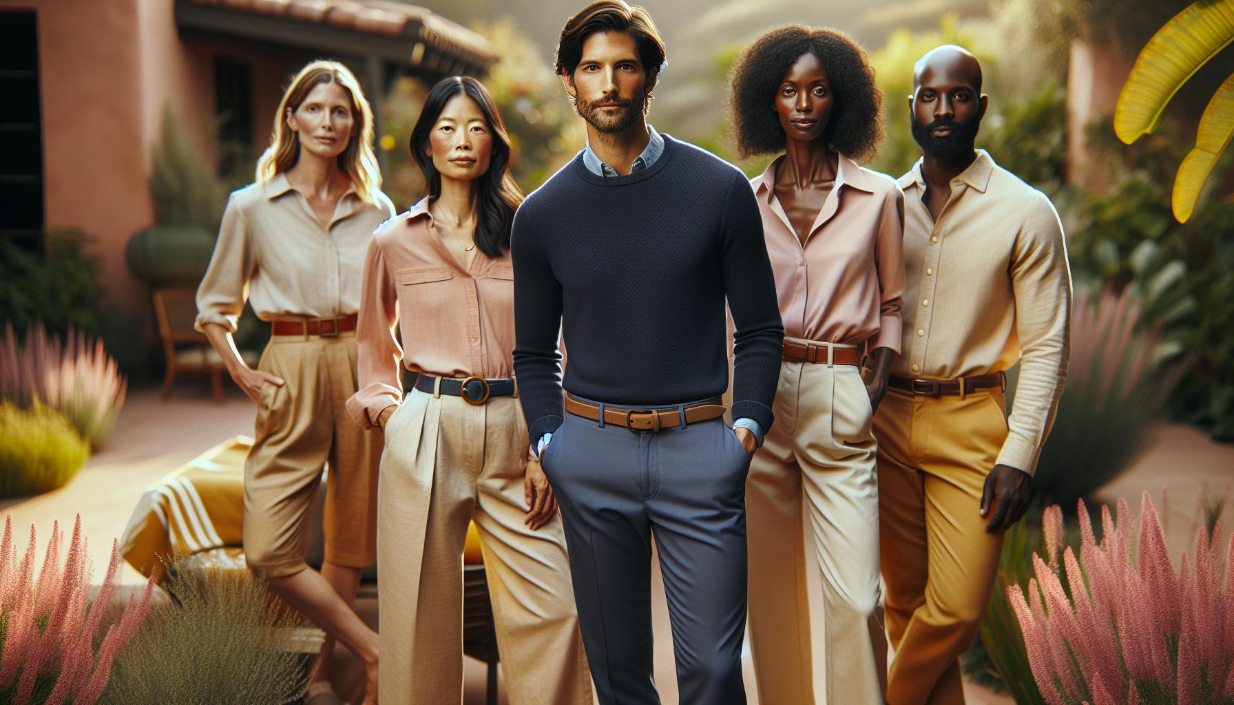 What Colors Complement Navy Pants?