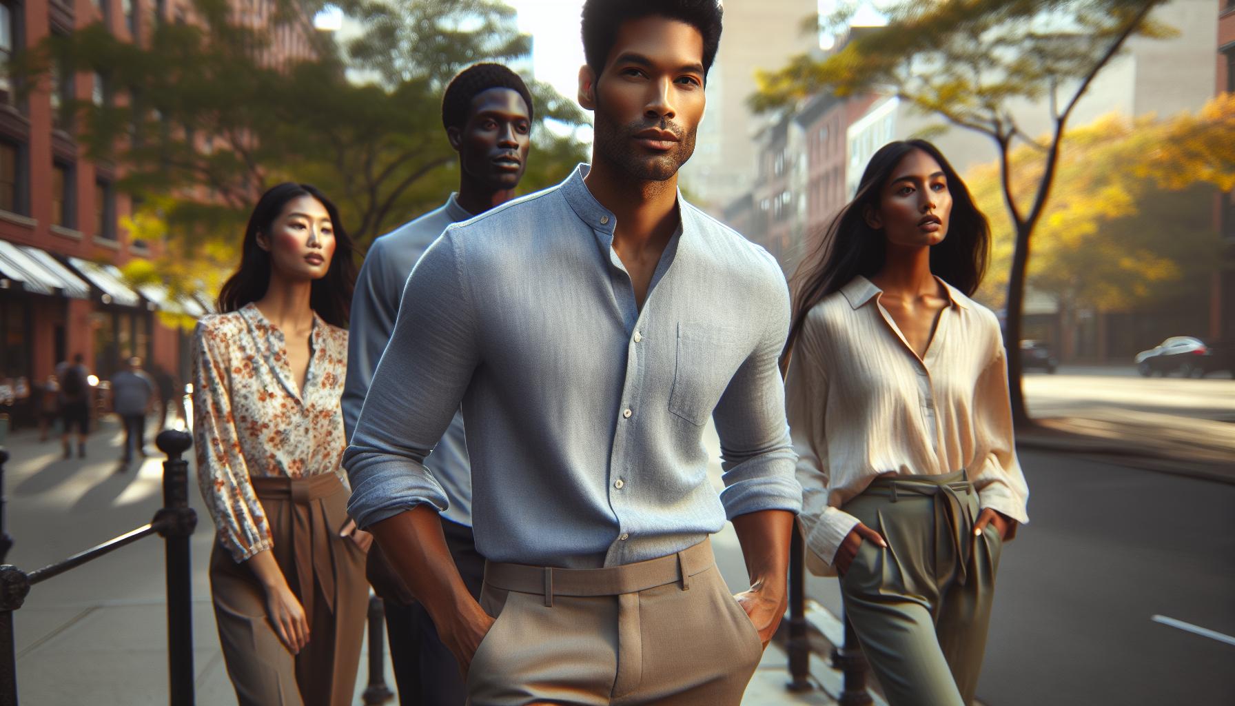 Seasonal Shirt Trends for Navy Pants