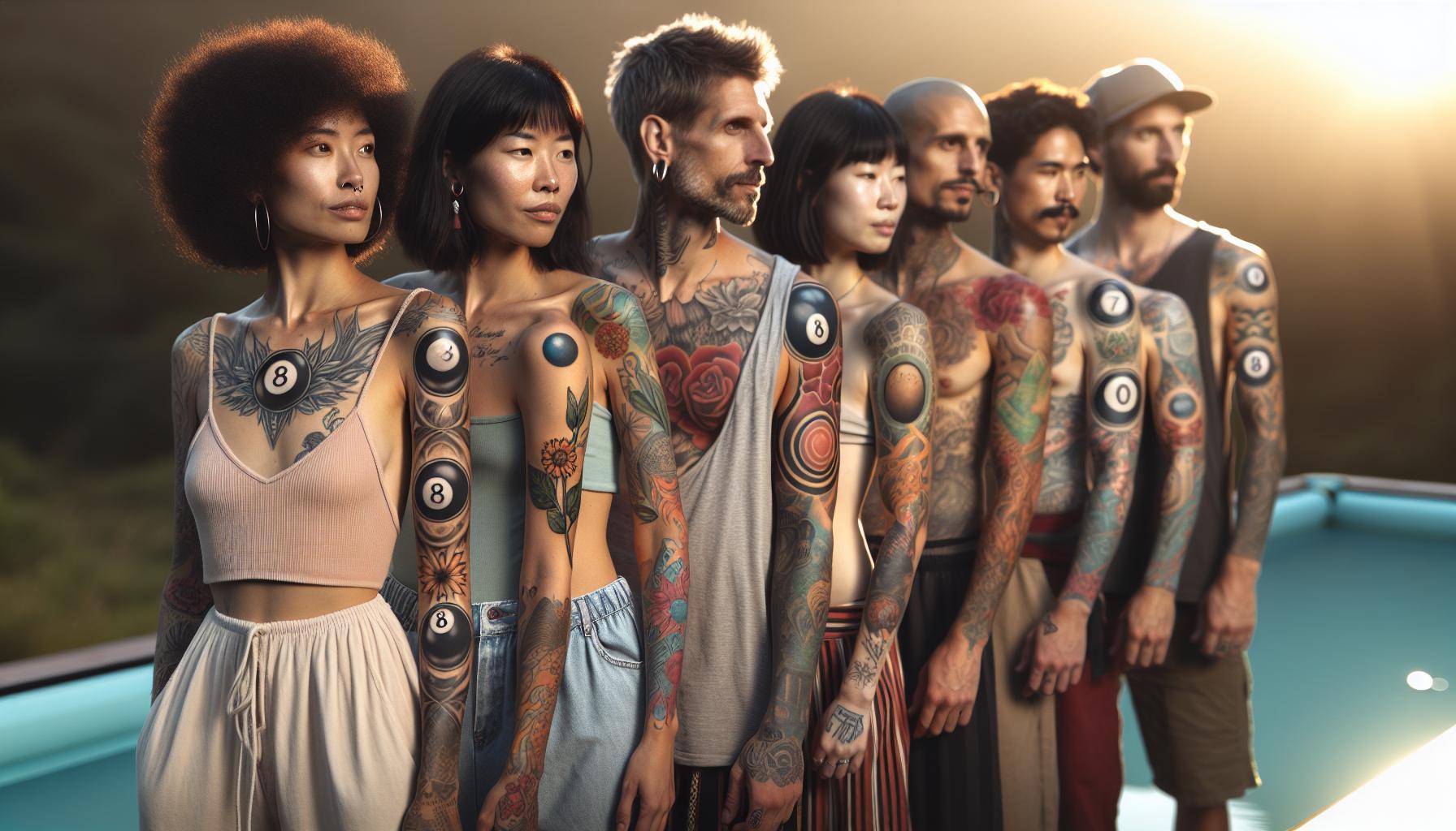 Creative Designs: Popular Variations of 8 Ball Tattoos