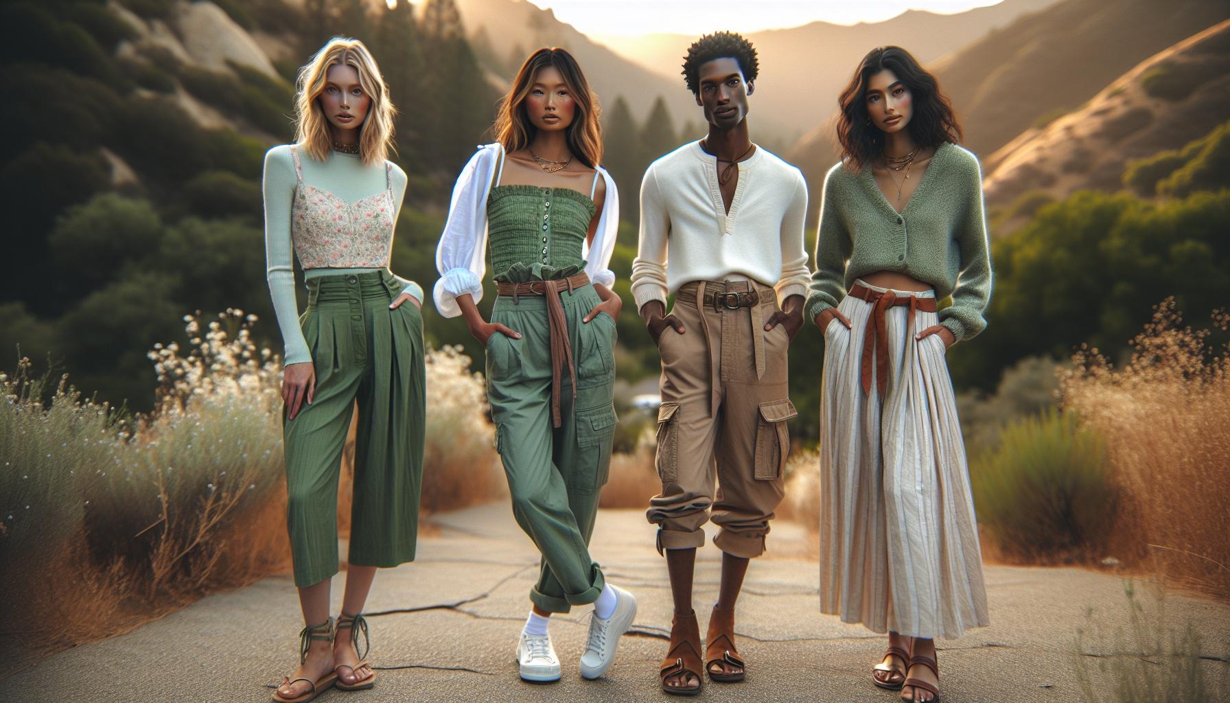 Seasonal Outfit Ideas: Green Pants in Every Season