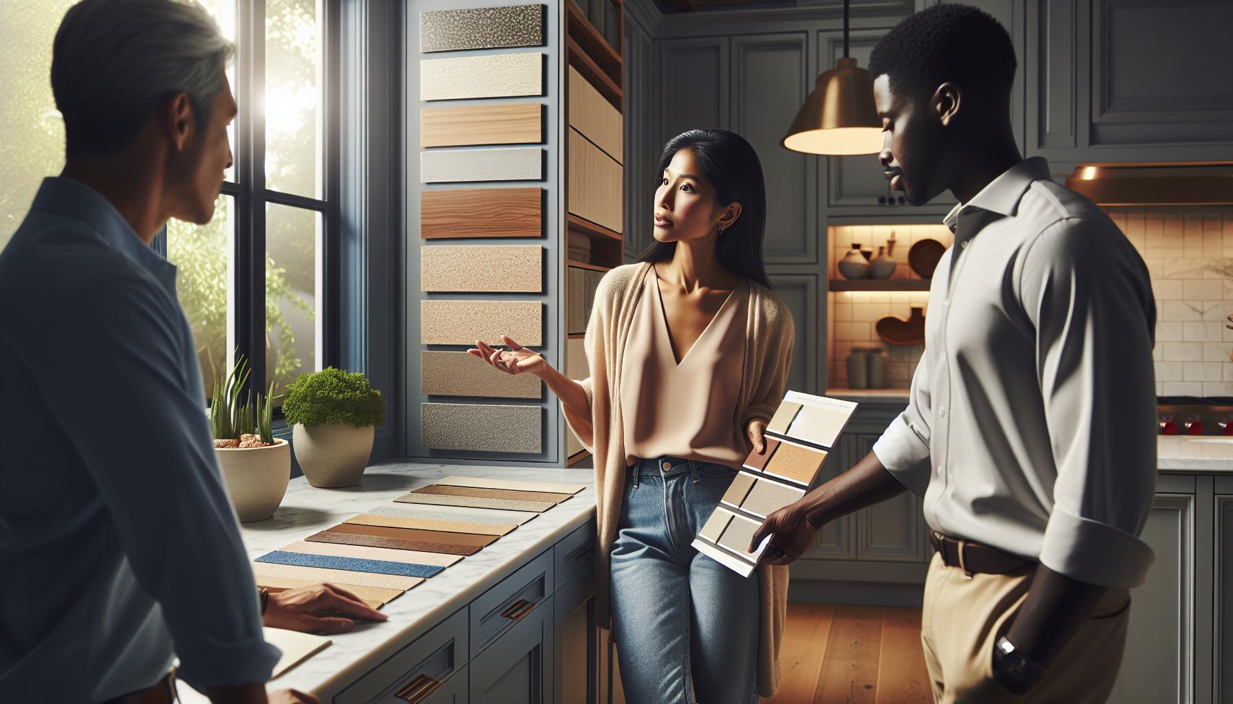 What Color Cabinets Go With Black Countertops: Chic Style Secrets 3 Textures and Finishes: Elevating Your Cabinet Choices
