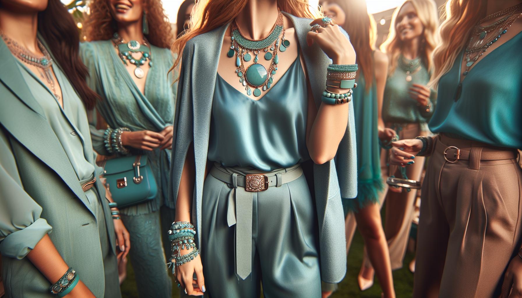 Accessories That Elevate Teal Blue Outfits