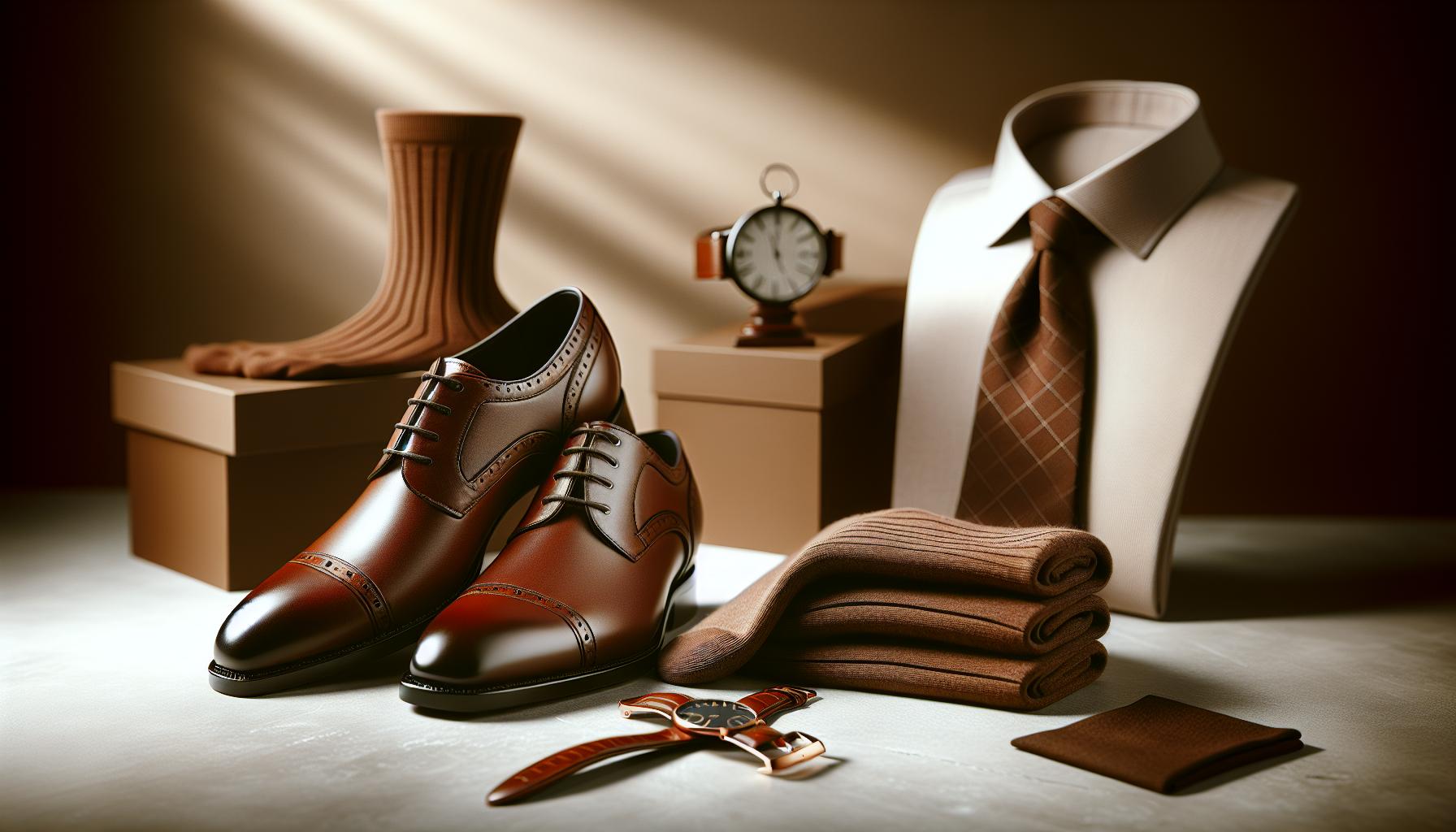 Classic Color Combinations: Brown Shoes and Socks