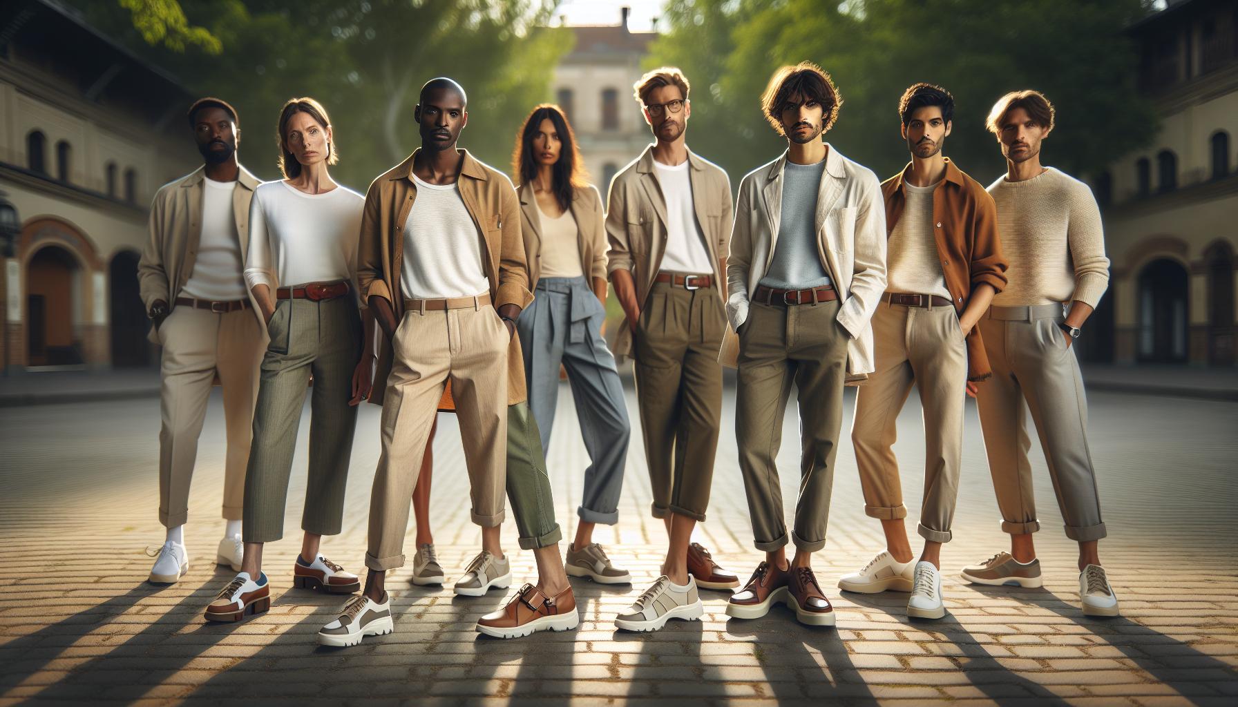 Seasonal Shoe Trends with Khaki Pants