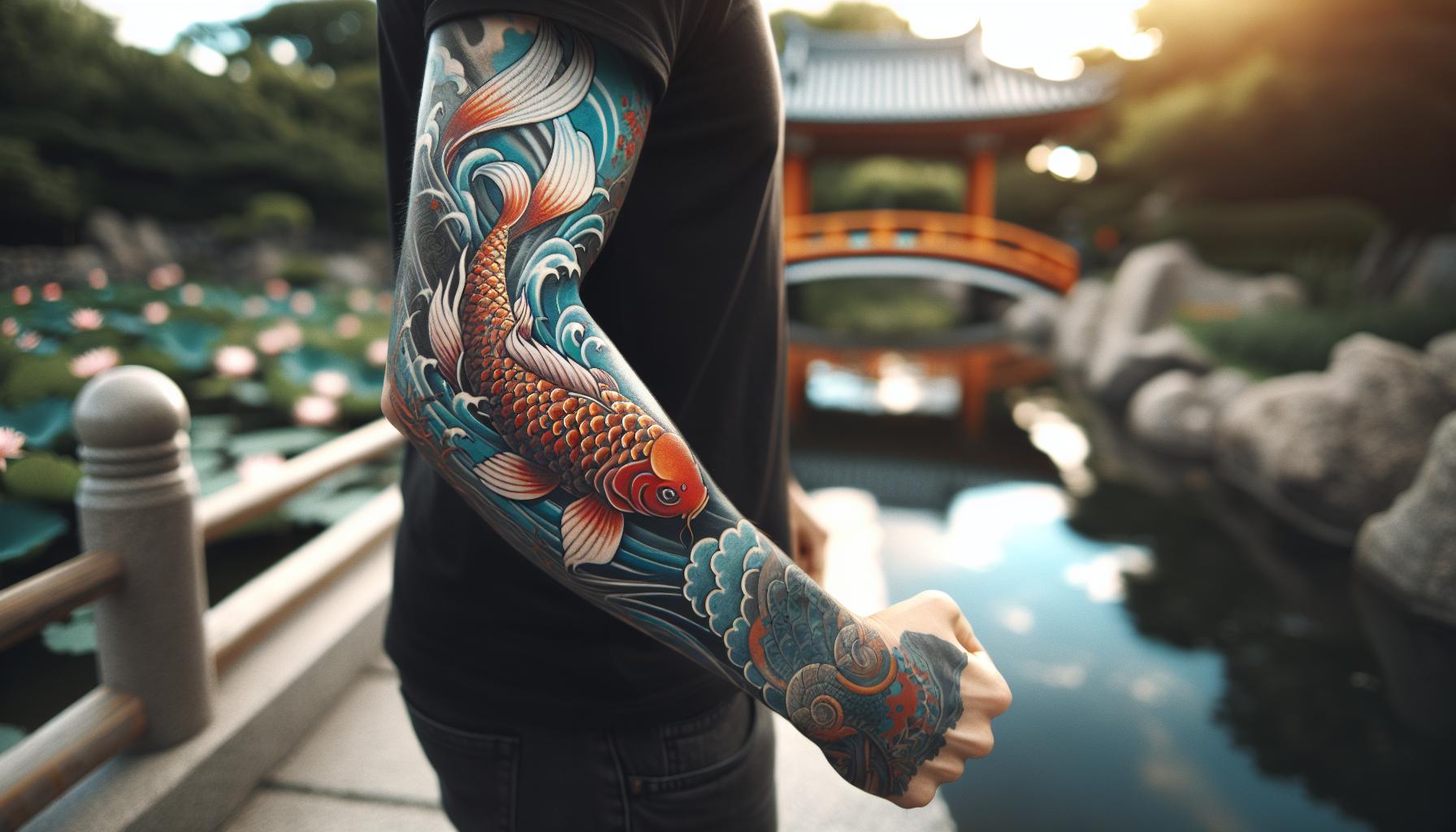 Koi Tattoo Meaning: Perseverance and Good Fortune