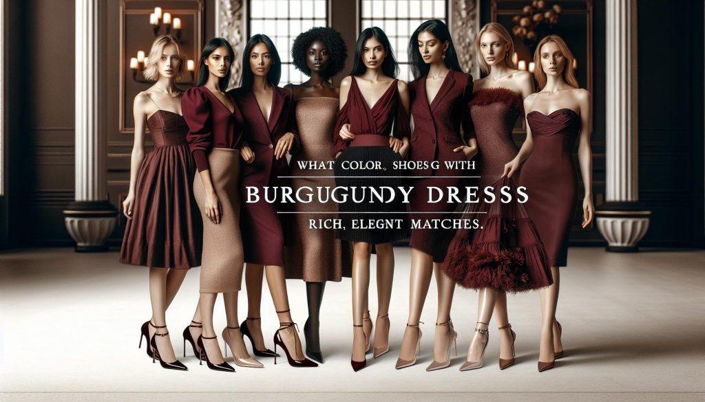What Color Shoes Go With Burgundy Dress: Rich, Elegant Matches